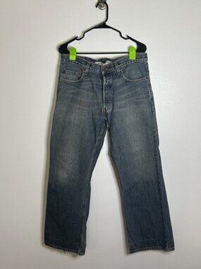 Vintage 2000's Levi's 567 Loose Bootcut Medium Wash Denim Jeans Size 33x30